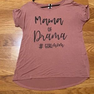 Rose pink. Lovely Souls shirt. Large